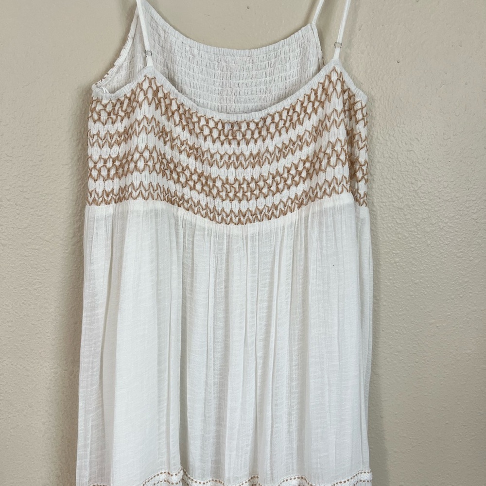 Zara White Crochet Detail Maxi Dress - Picture 4 of 7